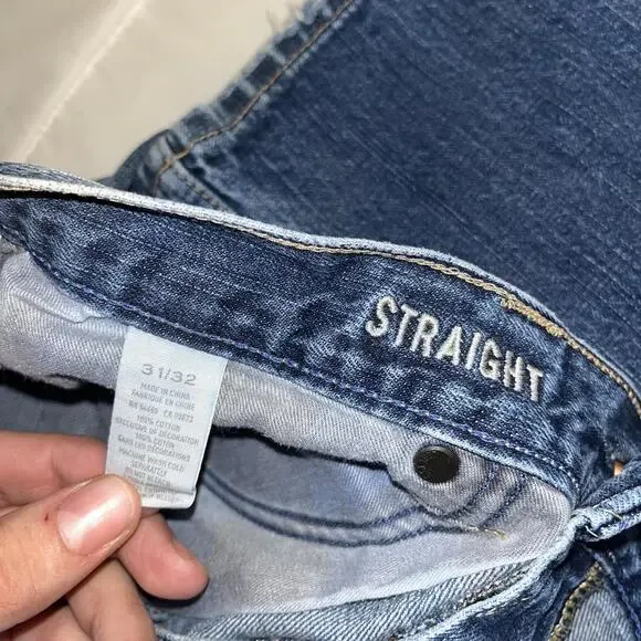 American Eagle Classic Men’s W31 x L32 Straight Blue Denim Jeans Jean Pants - Picture 7 of 8